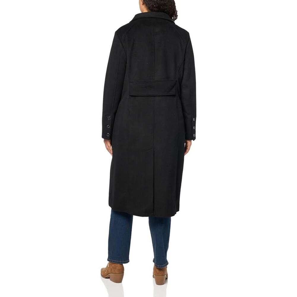 Kenneth Cole Women's Classic Wool Walker W Three Button Stand Collar Size L New
